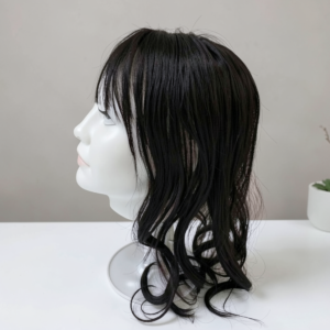 combo base hair topper for widening parts hair thinning