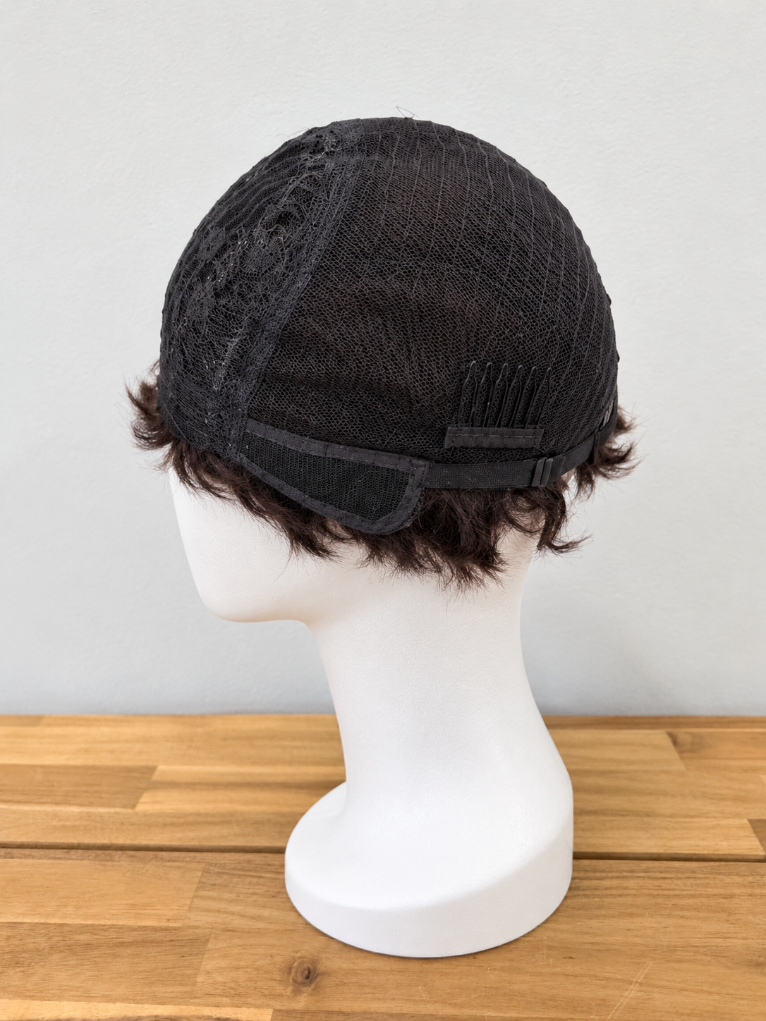 Simone Human Hair Wig | Short Finger Wave Pixie | 4 Colors | Lightweight Adjustable Cap - Image 5