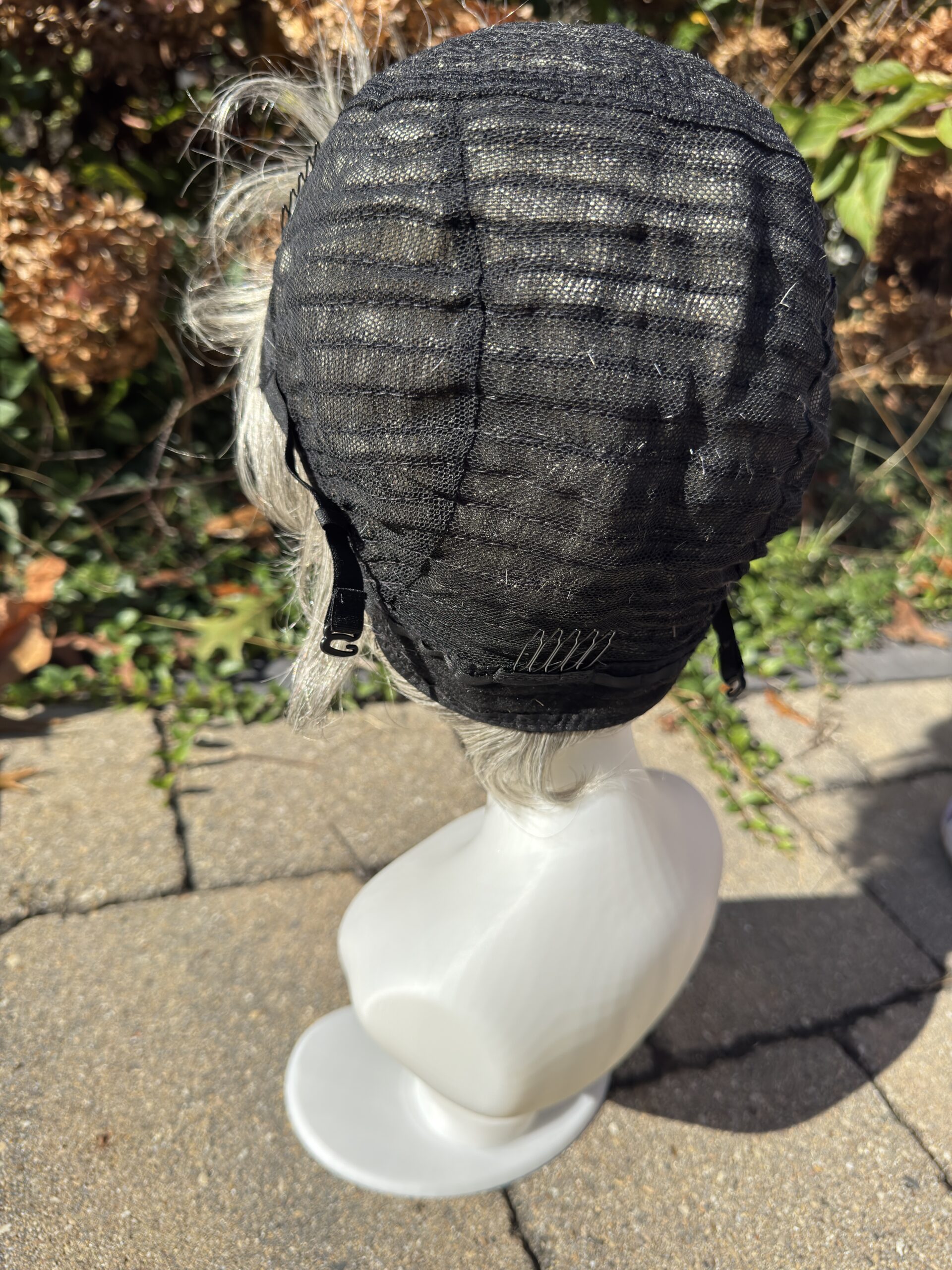 Gloria – Dark Gray Salt & Pepper Human Hair Wig | 6" Feathered Pixie Cut - Image 8