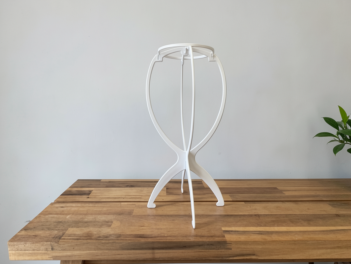 Kindred 13-Inch Wig Stand | Lightweight Hair Storage & Drying Stand - Image 3