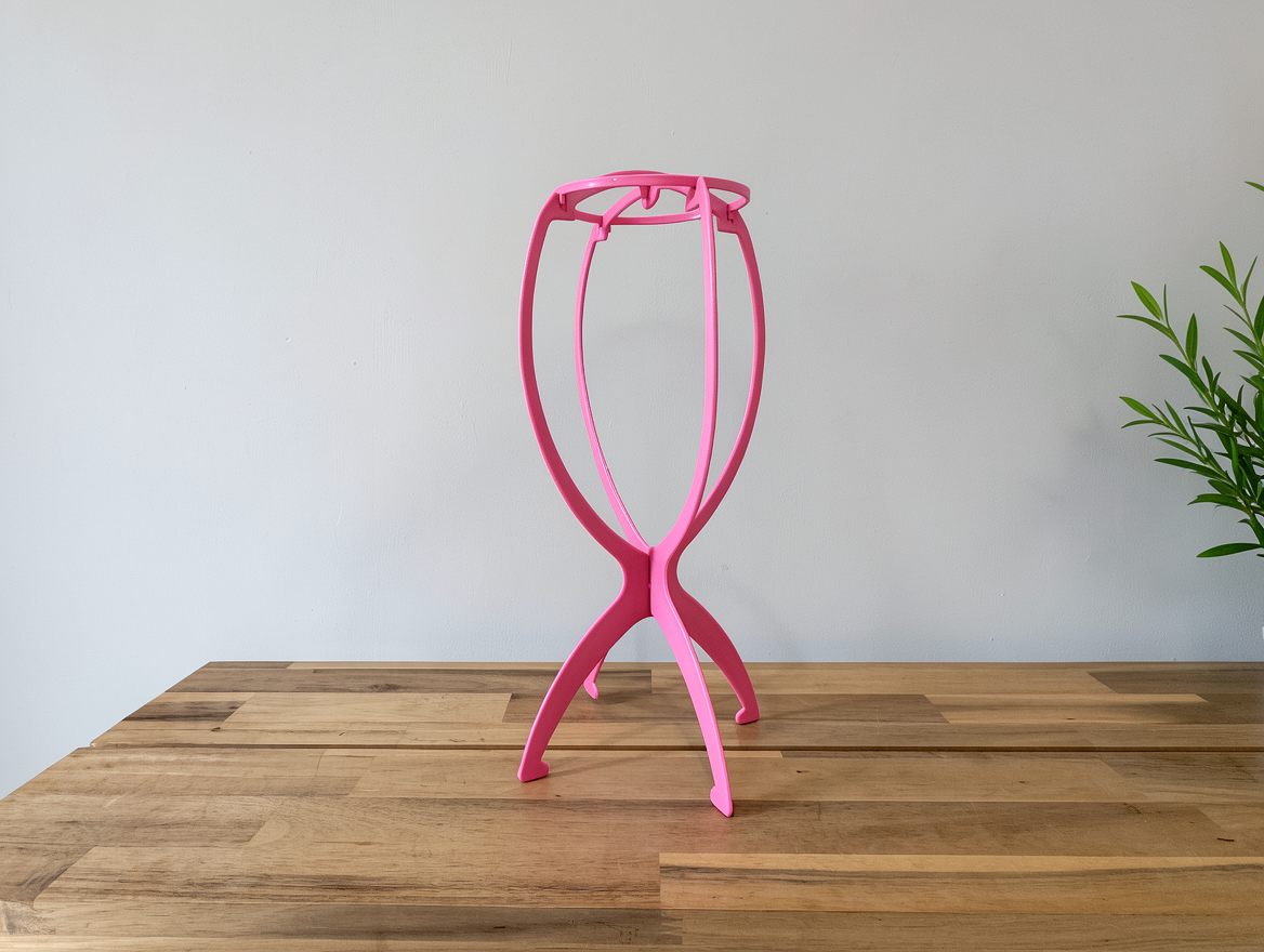 Kindred 13-Inch Wig Stand | Lightweight Hair Storage & Drying Stand - Image 5
